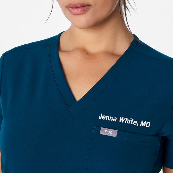 women's Deep Reef Catarina - One-Pocket Scrub Top™