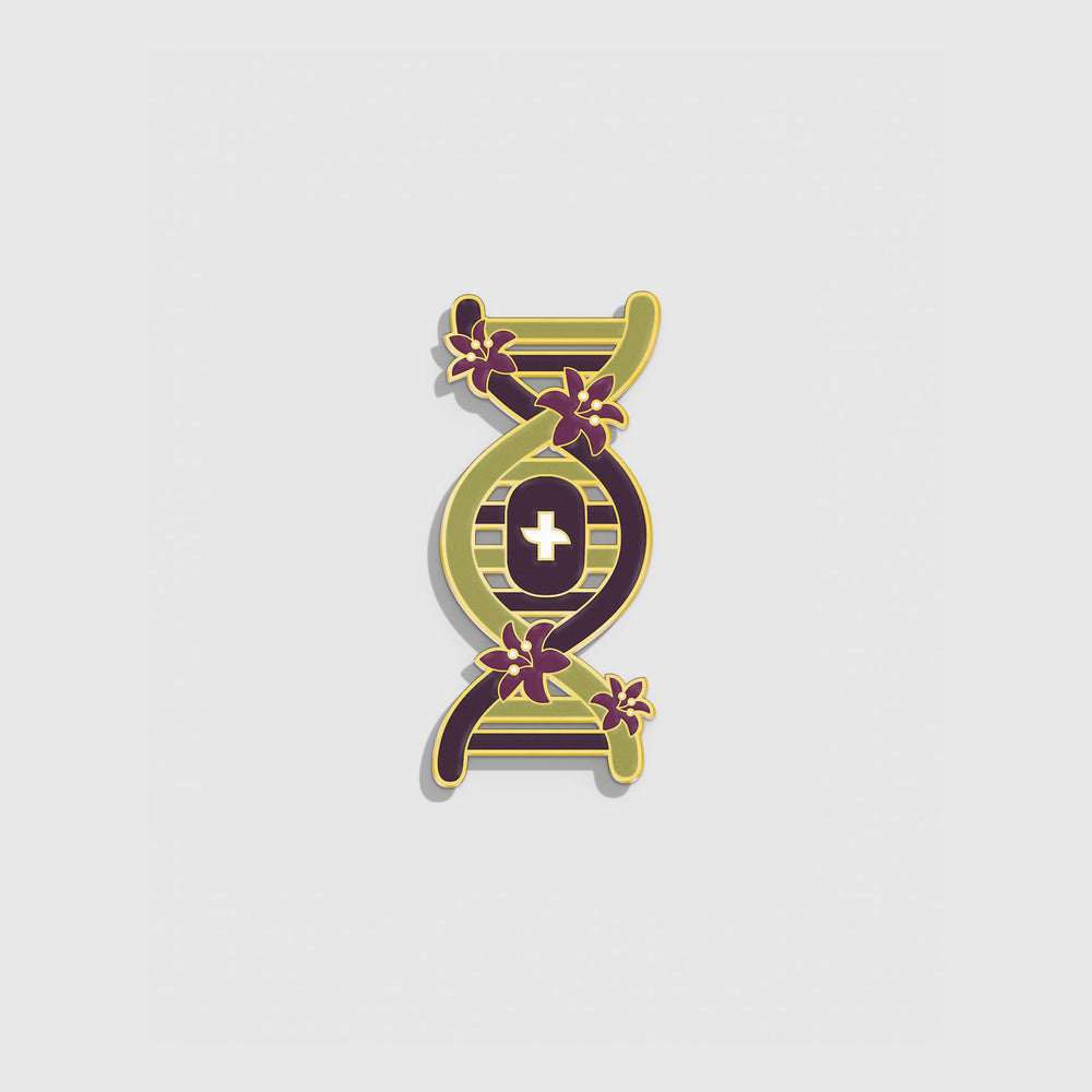 FIGS | V Coterie - Floral DNA Enamel Pin