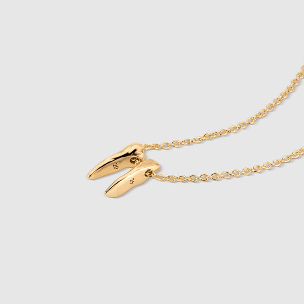 Gold Graduation Year 2025 Tooth Necklace