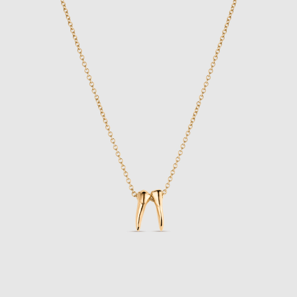 Gold Graduation Year 2025 Tooth Necklace