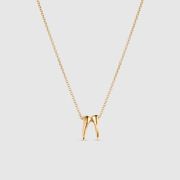 Gold Graduation Year 2025 Tooth Necklace