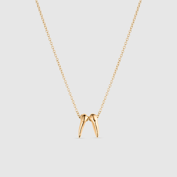 Gold Graduation Year 2028 Tooth Necklace