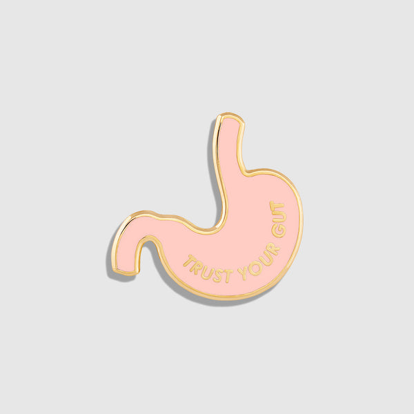 Trust Your Gut Enamel Pin