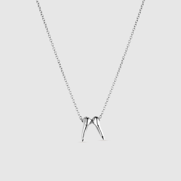 Silver Graduation Year 2027 Tooth Necklace