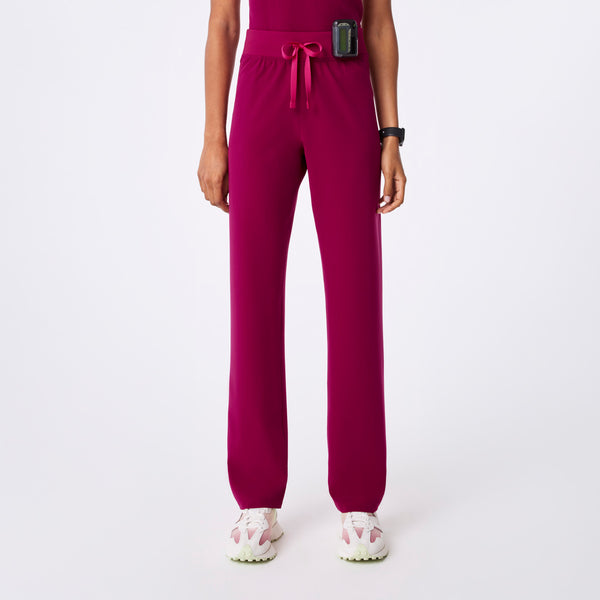 women's Dark Magenta High Waisted Livingston - Basic Scrub Pant™