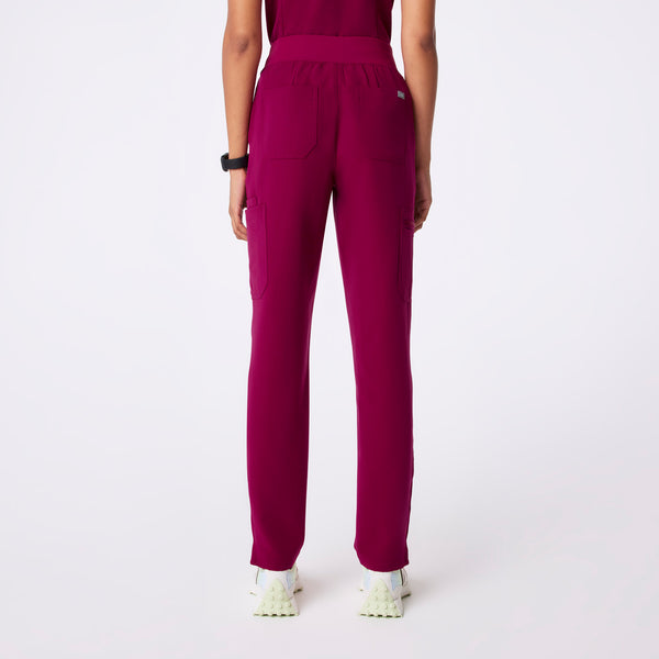 women's Dark Magenta High Waisted Yola - Skinny Scrub Pant™