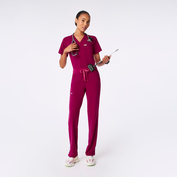 women's Dark Magenta Kade - Cargo Scrub Pant™