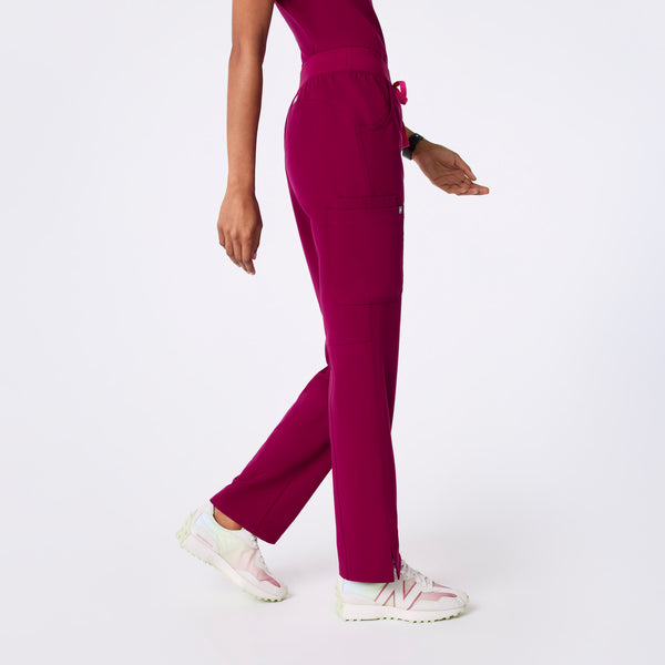 women's Dark Magenta Kade - Cargo Scrub Pant™