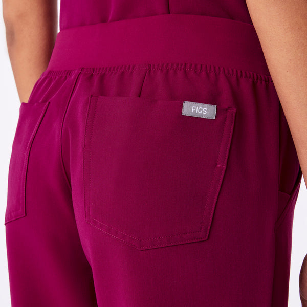 women's Dark Magenta Zamora - Petite Jogger Scrub Pant™