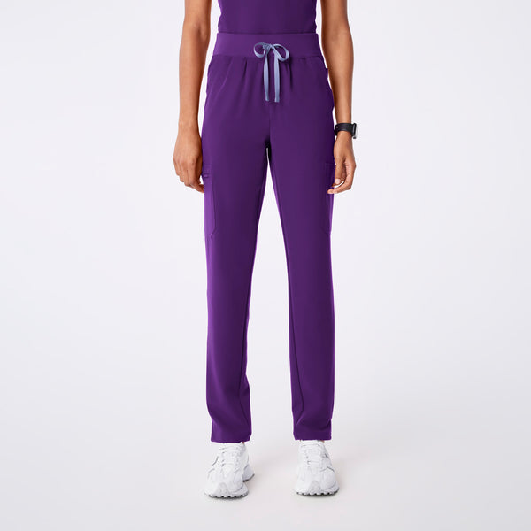 Women's Digital Grape Yola High-Rise Slim  -  Scrub Pant™