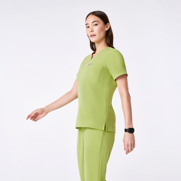 women's Matcha Catarina - One-Pocket Scrub Top™