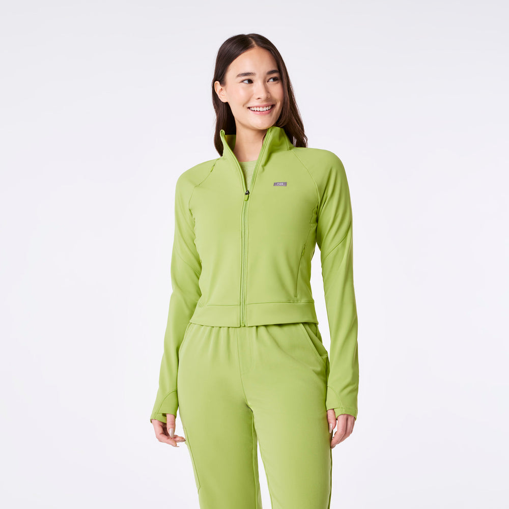 women's Matcha On-Shift ContourKnit Cropped Jacket™