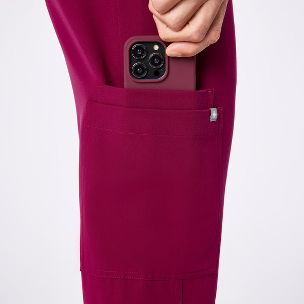 men's Dark Magenta  Axim - Short Cargo Scrub Pant™