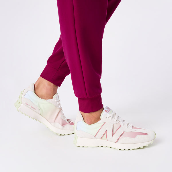 men's Dark Magenta Tansen - Short Jogger Scrub Pant™