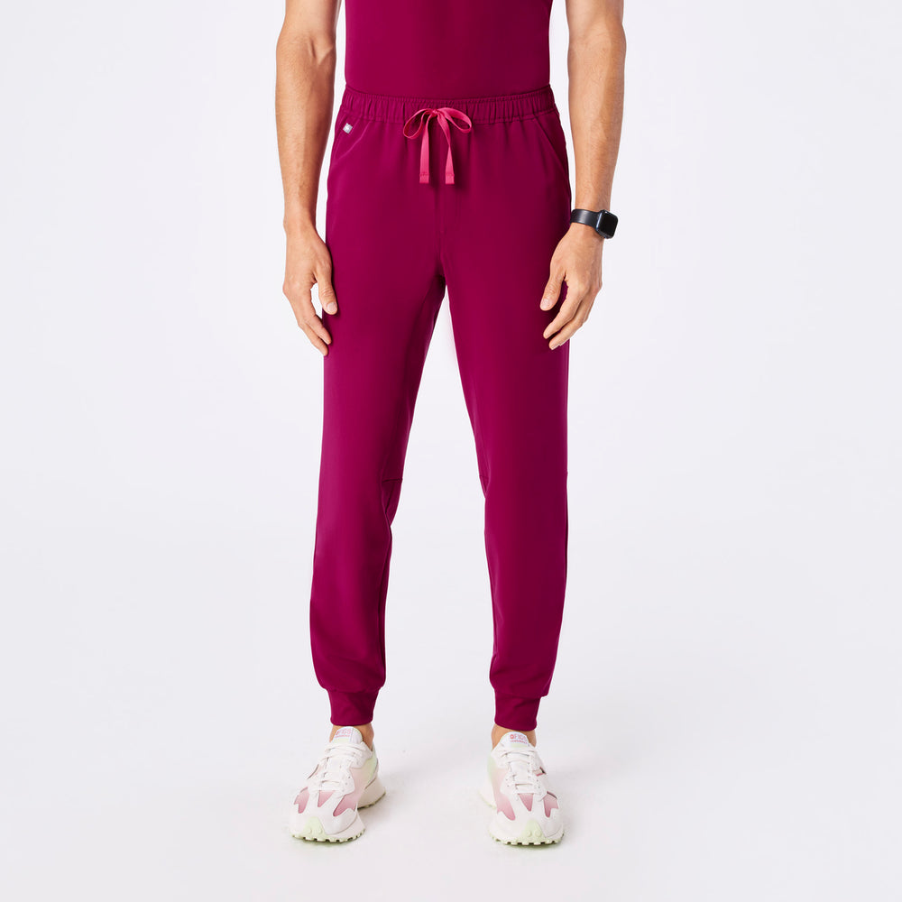 men's Dark Magenta Tansen - Short Jogger Scrub Pant™