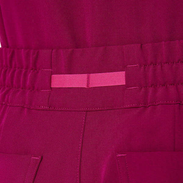 women's Dark Magenta Uman Relaxed - Tall Jogger Scrub Pant