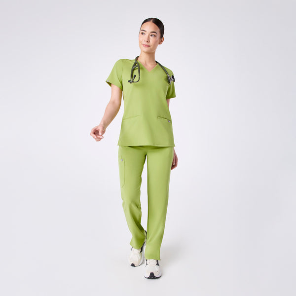 women's Matcha Casma - Three-Pocket Scrub Top™