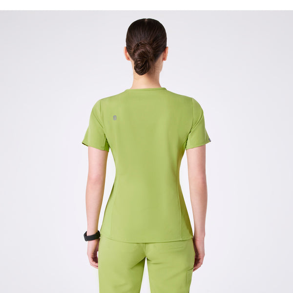 women's Matcha Everly Slim V-Neck - Scrub Top