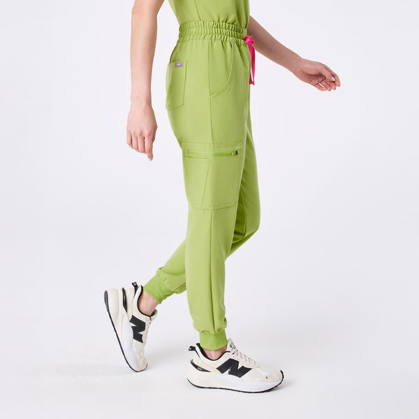 women's Matcha High Waisted Uman Relaxed - Jogger Scrub Pant