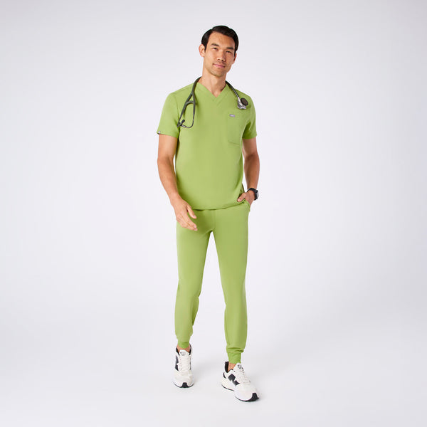 men's Matcha Leon - Three-Pocket Scrub Top™