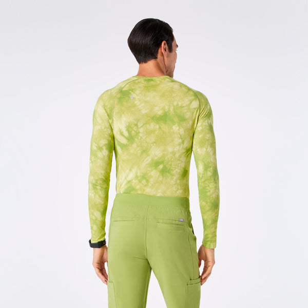 men's Tie Dye Matcha Makato Seamless - Longsleeve Underscrub