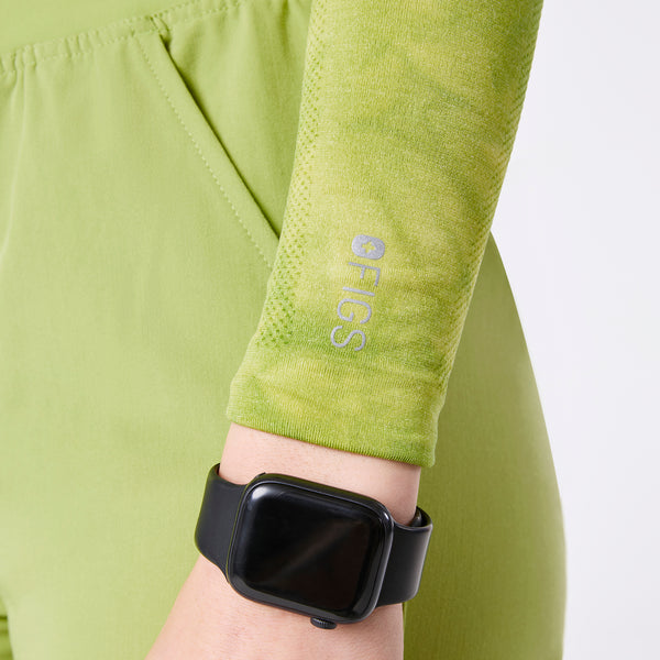 women's Tie Dye Matcha Salta Seamless - Longsleeve Underscrub