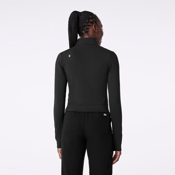 women's Black On-Shift ContourKnit Cropped Jacket™