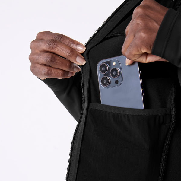 women's Black On-Shift ContourKnit Cropped Jacket™