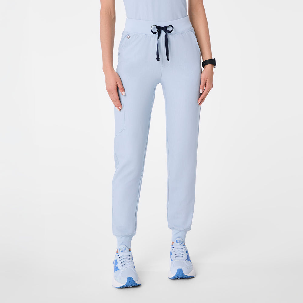women's Chambray High Waisted Zamora - Jogger Scrub Pant™