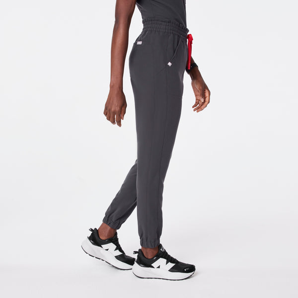 women's Charcoal Regina High Waisted Slim Jogger - Tall Scrub Pant