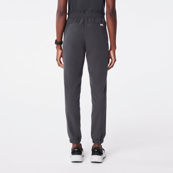 women's Charcoal Regina High Waisted Slim Jogger - Tall Scrub Pant