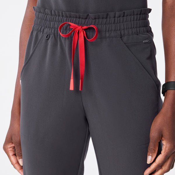 women's Charcoal Regina High Waisted Slim Jogger - Tall Scrub Pant