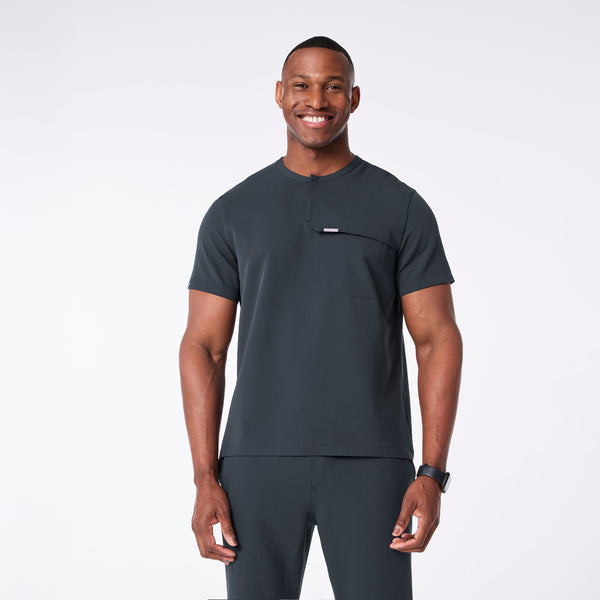 men's Dark Harbor Corfield - Henley Scrub Top