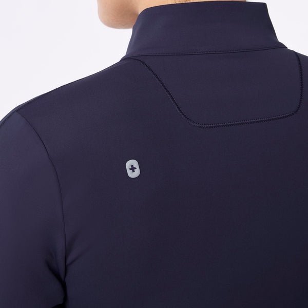 women's Navy On-Shift ContourKnit Cropped Jacket™