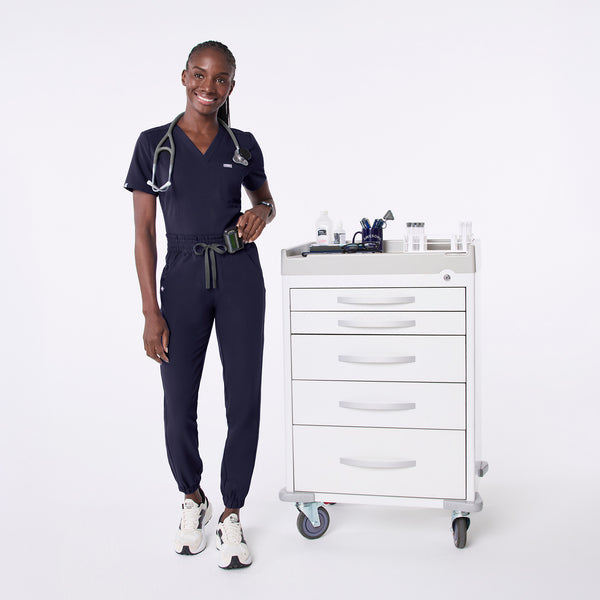Women's Navy Regina High-Rise Slim Jogger - Tall Scrub Pant