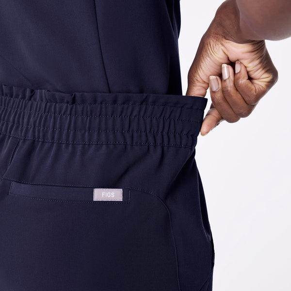 Women's Navy Regina High-Rise Slim Jogger - Petite Scrub Pant