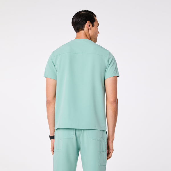 men's Seaglass Corfield - Henley Scrub Top