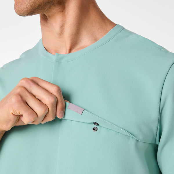 men's Seaglass Corfield - Henley Scrub Top