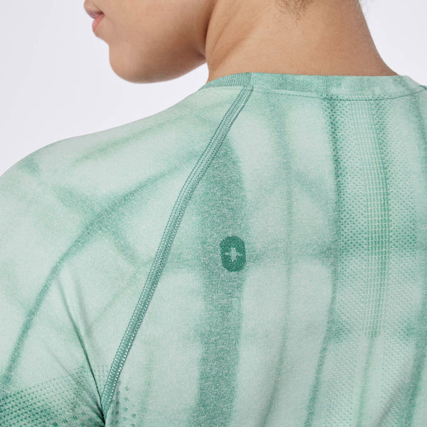 women's Seaglass Cloud Dye Salta Seamless - Longsleeve Underscrub
