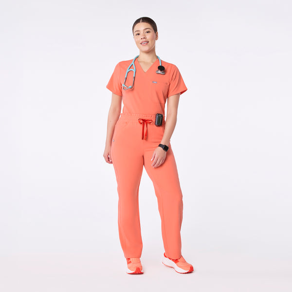 women's Sunset Drift Davia High Waisted Straight Leg - Scrub Pant