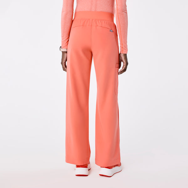 women's Sunset Drift High Waisted Isabel Wide Leg - Scrub Pant