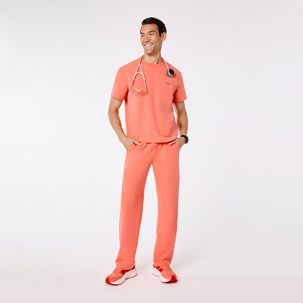 men's Sunset Drift Landen - Crewneck Scrub Top