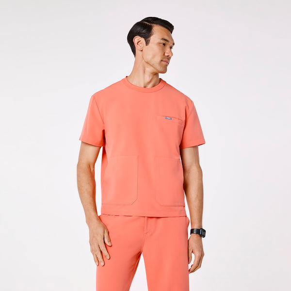 men's Sunset Drift Landen - Crewneck Scrub Top