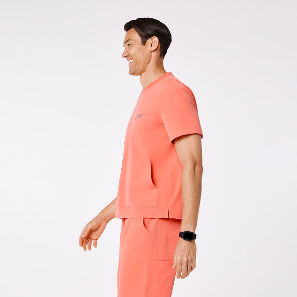 men's Sunset Drift Landen - Crewneck Scrub Top