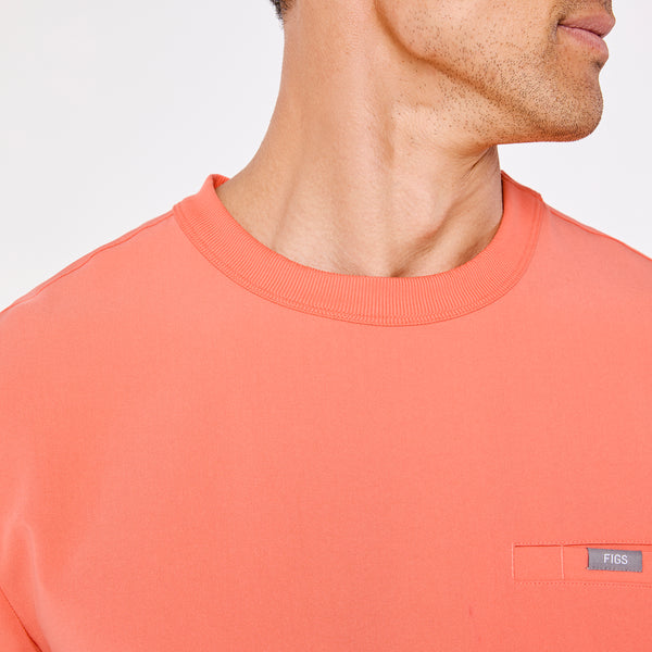 men's Sunset Drift Landen - Crewneck Scrub Top