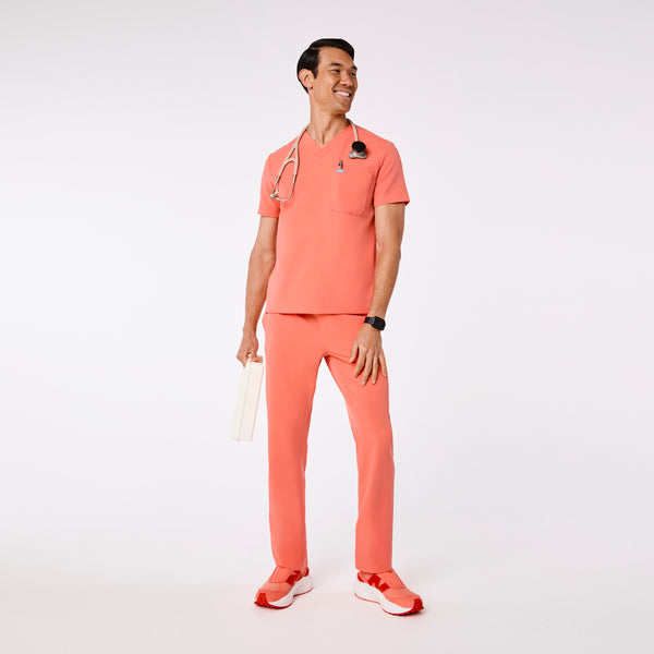 men's Sunset Drift Leon - Three-Pocket Scrub Top™