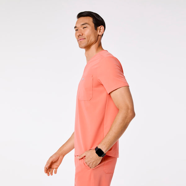 men's Sunset Drift Leon - Three-Pocket Scrub Top™