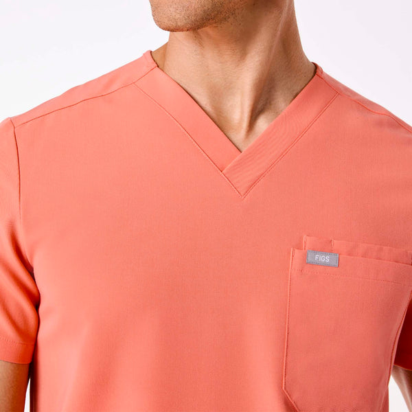 men's Sunset Drift Leon - Three-Pocket Scrub Top™