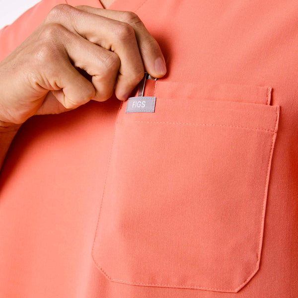 men's Sunset Drift Leon - Three-Pocket Scrub Top™