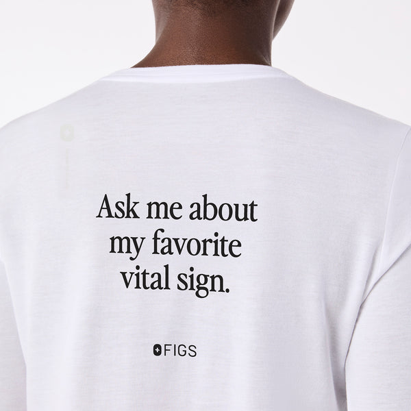 women's White Favorite Vital Sign Supersoft - Longsleeve Underscrub